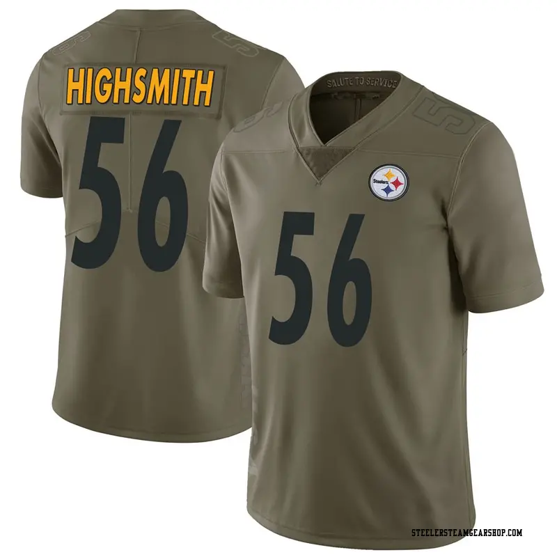 Men's Pittsburgh Steelers Alex Highsmith Green Limited 2017 Salute to ...