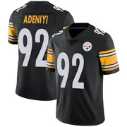 Men's Pittsburgh Steelers Olasunkanmi Adeniyi Black Limited 100th Vapor Jersey By Nike