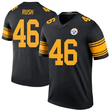 Men's Pittsburgh Steelers Thomas Rush Black Legend Color Rush Jersey