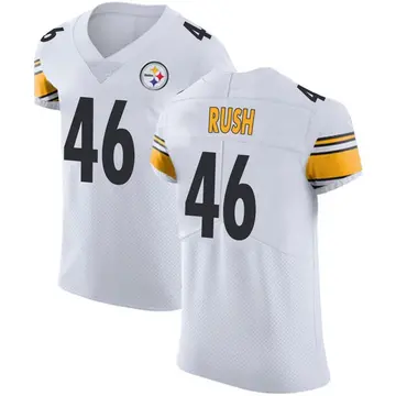 Men's Pittsburgh Steelers Thomas Rush White Elite Vapor Untouchable Jersey