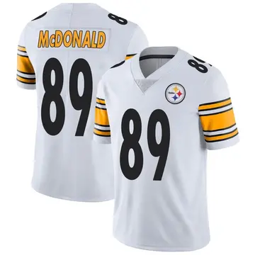 Men's Pittsburgh Steelers Vance McDonald White Limited Vapor Untouchable Jersey By Nike
