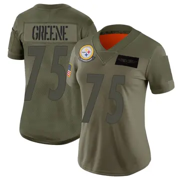 Women's Pittsburgh Steelers Joe Greene Camo Limited 2019 Salute to Service Jersey By Nike