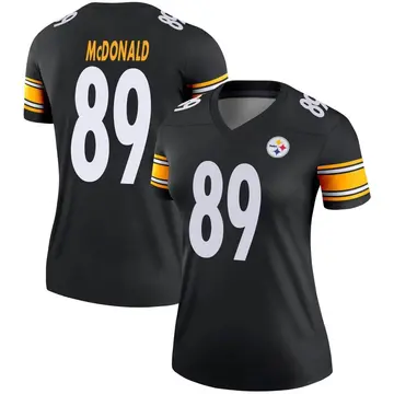 Women's Pittsburgh Steelers Vance McDonald Black Legend Jersey By Nike