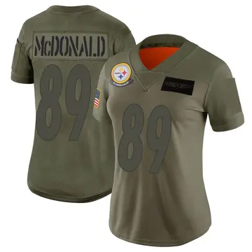 Women's Pittsburgh Steelers Vance McDonald Camo Limited 2019 Salute to Service Jersey By Nike