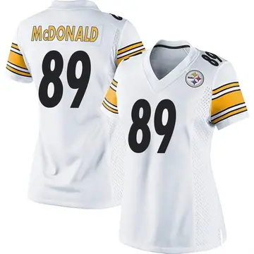 Women's Pittsburgh Steelers Vance McDonald White Game Jersey By Nike