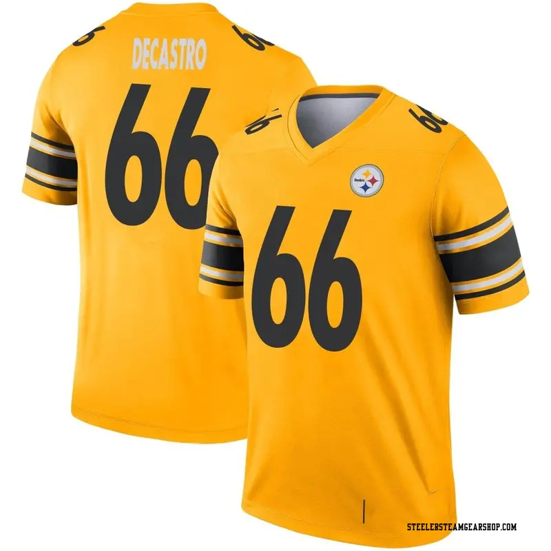 Youth Pittsburgh Steelers David DeCastro Gold Legend Inverted Jersey