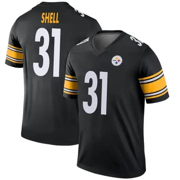 Youth Pittsburgh Steelers Donnie Shell Black Legend Jersey By Nike