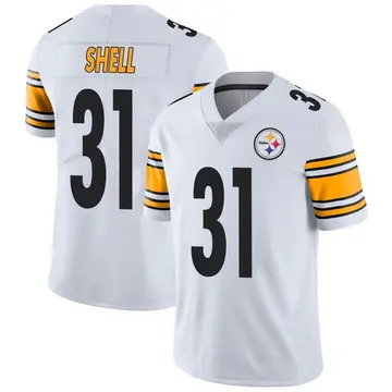 Youth Pittsburgh Steelers Donnie Shell White Limited Vapor Untouchable Jersey By Nike