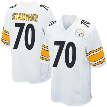 Youth Pittsburgh Steelers Ernie Stautner White Game...