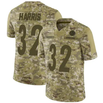 Youth Pittsburgh Steelers Franco Harris Camo Limited 2018 Salute to Service Jersey By Nike