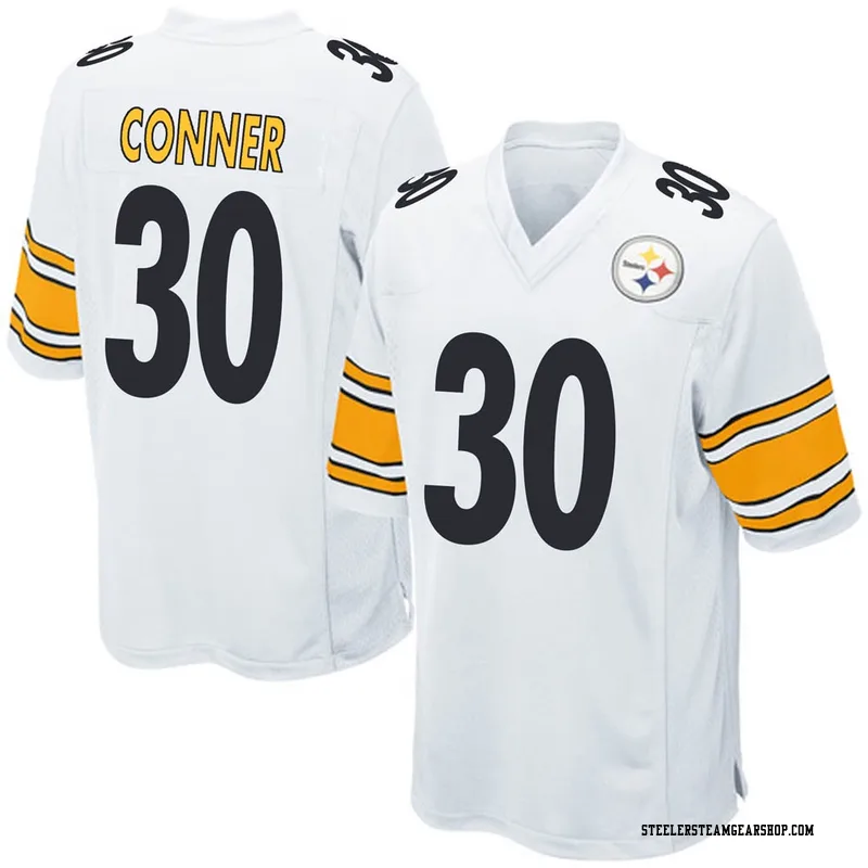 Youth Pittsburgh Steelers James Conner White Game Jersey By Nike