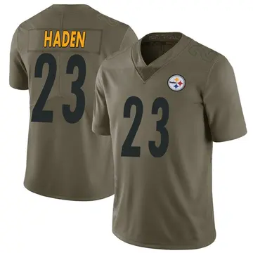 Youth Pittsburgh Steelers Joe Haden Green Limited...
