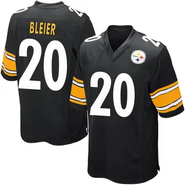 Youth Pittsburgh Steelers Rocky Bleier Black Game Team Color Jersey By Nike