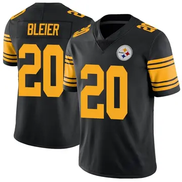 Youth Pittsburgh Steelers Rocky Bleier Black Limited Color Rush Jersey By Nike