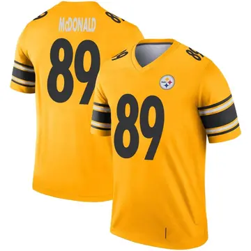 Youth Pittsburgh Steelers Vance McDonald Gold Legend Inverted Jersey By Nike